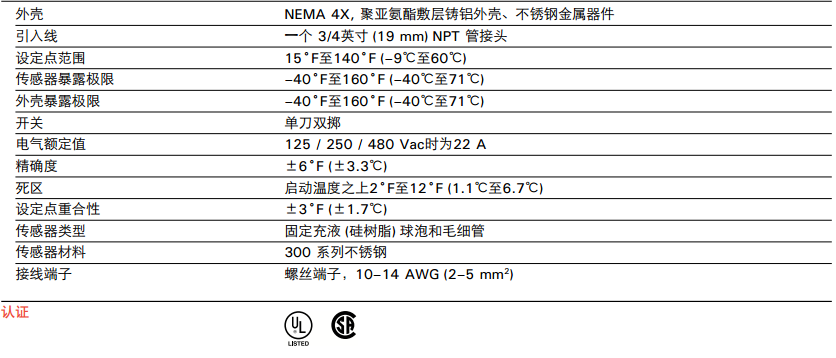 美國進口AMC-1A環(huán)境感應(yīng)溫控器
